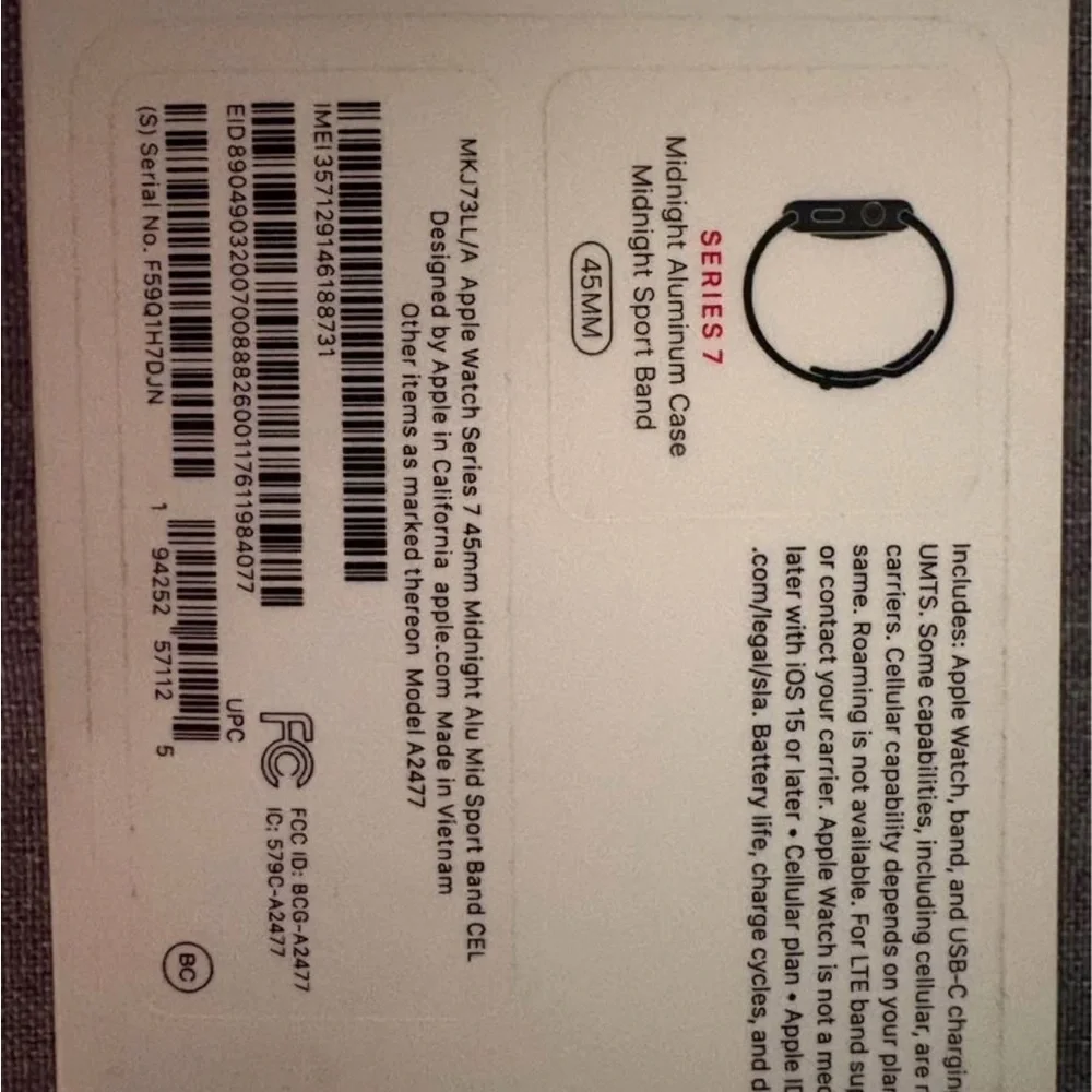 Apple Watch Series 7 w/ accessories - Picture 4 of 8